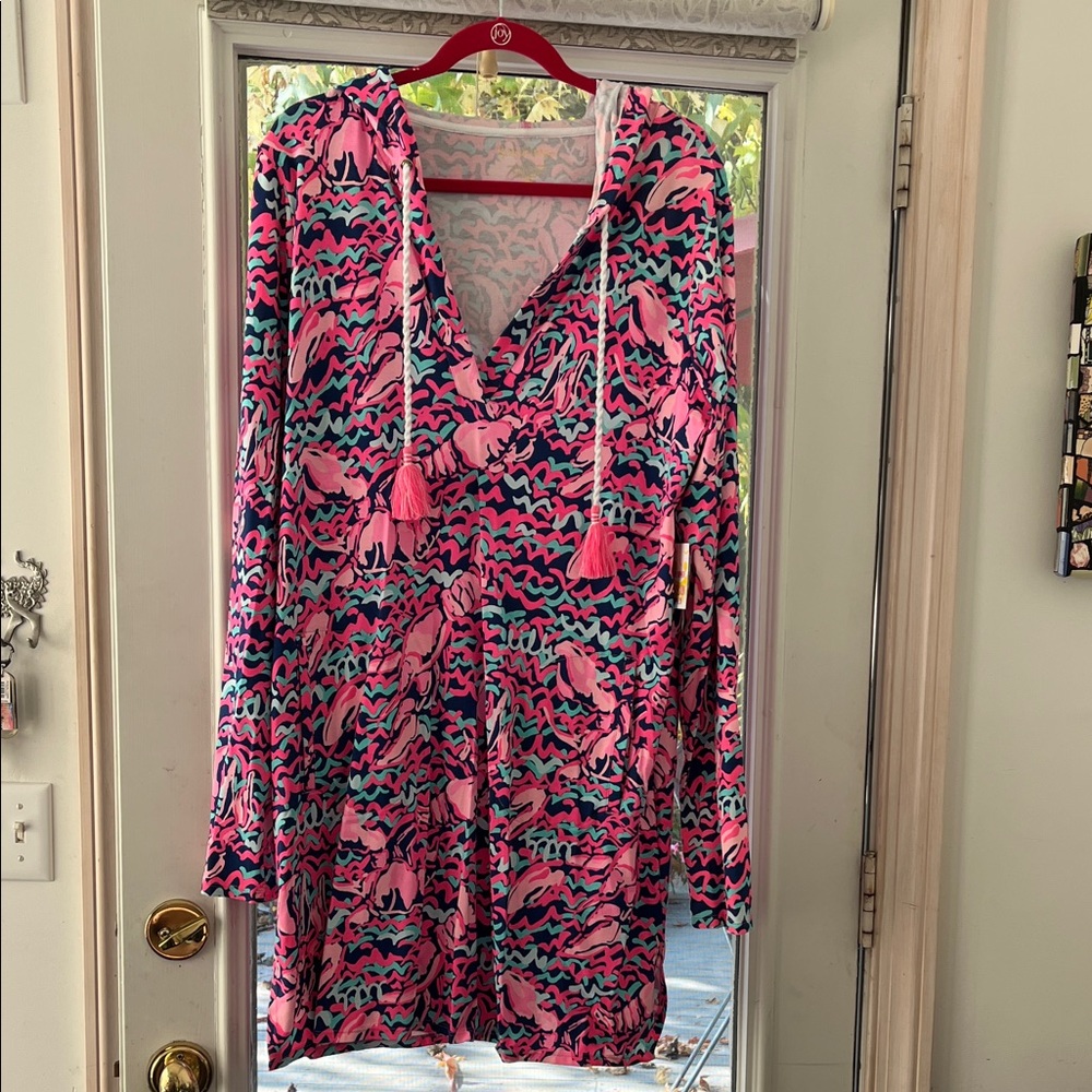 Lilly Pulitzer Rylie cover up/dress  Sz- XL BNWT Lobstah Roll